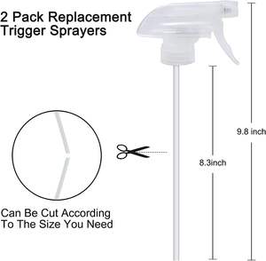 Muestra Gratuita, Cabezal de Bomba Pulverizadora Mate de Polipropileno Transparente de 28 mm, Resistente a Químicos, Totalmente de Plástico, 28/400, 28/410, 28/415, Personalizable - Product Image 2
