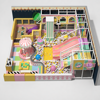 Aire de jeux intérieure pour enfants, centre de jeux en bois, parc d'attractions intérieur, jouets
