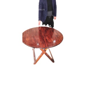 Solid Wood <b>Folding</b> <b>Table</b> Pine Outdoor Use Rustic Style Customizable Size Shandong Origin BH 117 - Product Image 5