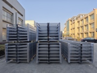 Goulotte de câblage métallique autobloquante, finition galvanisée antirouille, pour travaux électriques de construction commerciale en Amérique tropicale