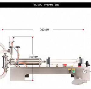 Nouvelle machine de remplissage et d'emballage semi-automatique à tête unique de 10 à 100 ml pour bouteilles en plastique (eau, lait, vin, jus, boissons) - Product Image 3