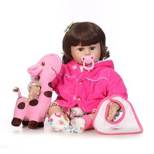 Vente en Gros Poupée <span class=keywords><strong>Reborn</strong></span> Bébé Réaliste et Vivante, Corps en Tissu Doux, Garçon Fille, Jouet 48cm en Vinyle - Product Image 4