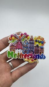 Imán de Refrigerador Artístico de Resina Ecológica Personalizado, Decorativo y Creativo, Souvenir de Poliresina con Cuadros Famosos - Product Image 6