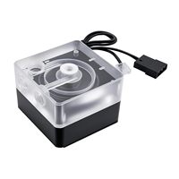 Pompe de refroidissement à eau pour processeur pour systèmes de refroidissement par eau de PC - Prise en charge PWM 4 broches 8,33 L/min, trou fileté G1/4, silencieuse