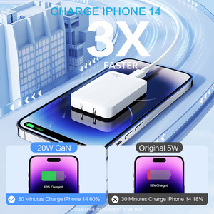 5 V3 9V2.2A C Flat 1 USB C Wall Charger 20W Slim <strong>Block</strong> Type C Super Fast <strong>Charging</strong> - Product Image 3