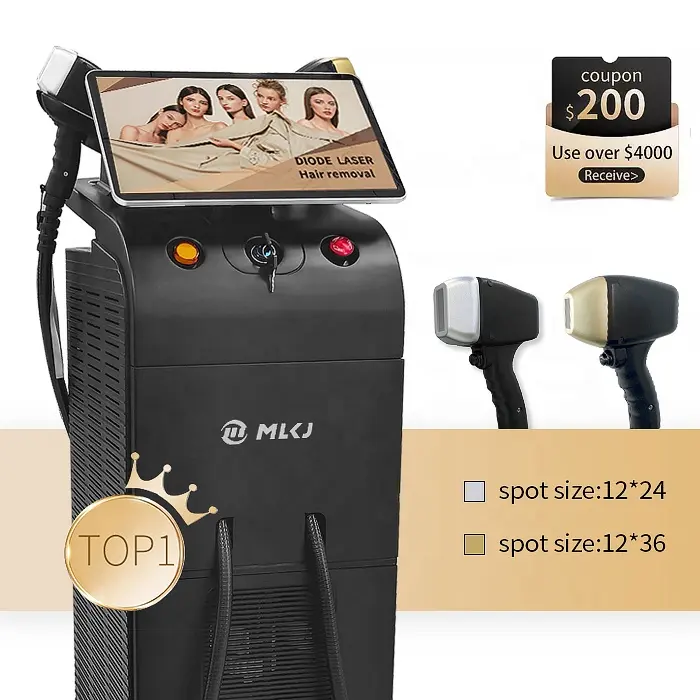 Permanent hair removal laser ultra-thin 4k screen 808nm diode laser hair removal Lifetime maintenance machine