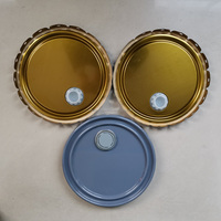 Tapa de lata de metal de 5 galones con boquilla