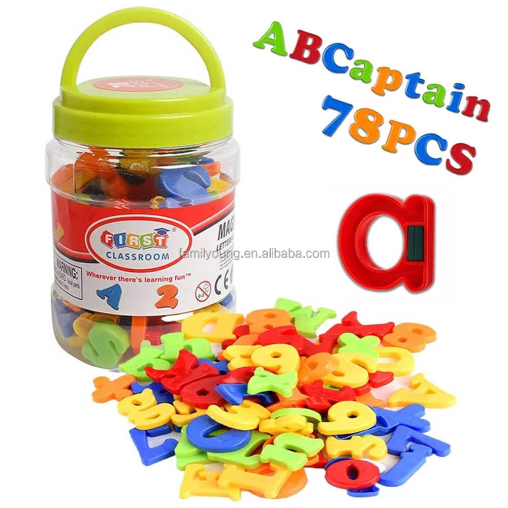 26 Stück Buchstaben & Zahlen Kühlschrank Magnete, Lernmagnete