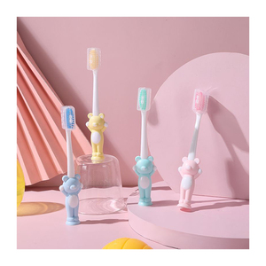 CTB004 Zogear Vente en gros Brosse à dents pour enfants de 5 à 12 ans, mignonne, en forme d'ours, à poils doux - Product Image 5
