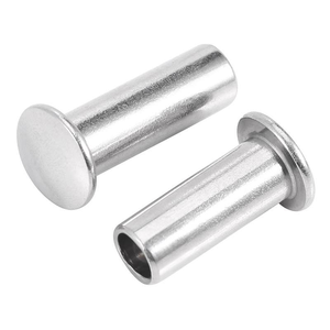 Rivets tubulaires en acier inoxydable 304, finition naturelle, semi-creux, M1.5 M1.7 M2 M3 M4 M5-M10 - Product Image 1