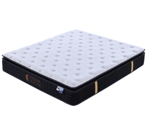 Dreamleader Wholesale Pillow Top Design Pocket Spring Mattress with Gel Memory Foam Roll Package