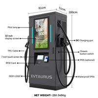 Chargeurs rapides universels OCPP DC pour véhicules électriques, 60KW, 120KW, 240KW, à écran tactile, pour la vente en gros et les stations de recharge commerciales