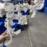Moulures décoratives intérieures modernes en PU pour la décoration des coins de plafond de villa, cadres en polyuréthane, résistants à l'humidité, installation facile