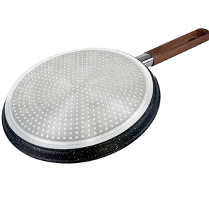 Grande poêle à crêpes et chapatis en aluminium antiadhésive 26 cm, fond à <span class=keywords><strong>induction</strong></span>, écologique, sans PFOA, pour roti et dosa - Product Image 5