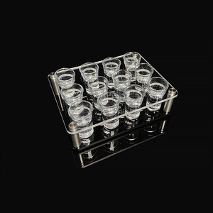 Soporte para Vasos de Chupito de Acrílico, 24 Piezas, Resistente a Roturas, Forma de Cilindro, para Fiestas, Bares, KTV - Product Image 2