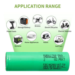 Korea Original Inr21700 50S Zylindrische Festkörperbatterie 3,7V 5000mAh 1000 Zyklen LiCoO2-Kathode Taschenlampen-E-Bike-Akku - Product Image 4