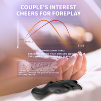 Vibrateur à doigts Aile d'ange 12 fréquences, stimulateur clitoridien double point G/C, jouet sexuel en silicone pour couples, contrôlé par application