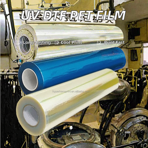 Rollo de Película Adhesiva PET HyperTransprint UV DTF <span class=keywords><strong>B</strong></span> de Alta Calidad, Tamaño A4/A3/A1, Impresión Digital de Bajo Costo, Transferencia de Calor para Ropa, Impresora Textil - Product Image 4