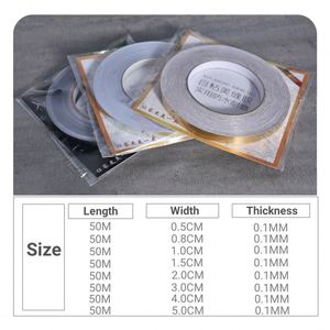 Nouvelle Bande Adhésive Dorée de 50M pour Joint de Carrelage, Bande de Scellement Étanche pour Sols, Autocollants Décoratifs pour Murs et Planchers, Ruban Adhésif Décoratif pour la Maison - Product Image 4