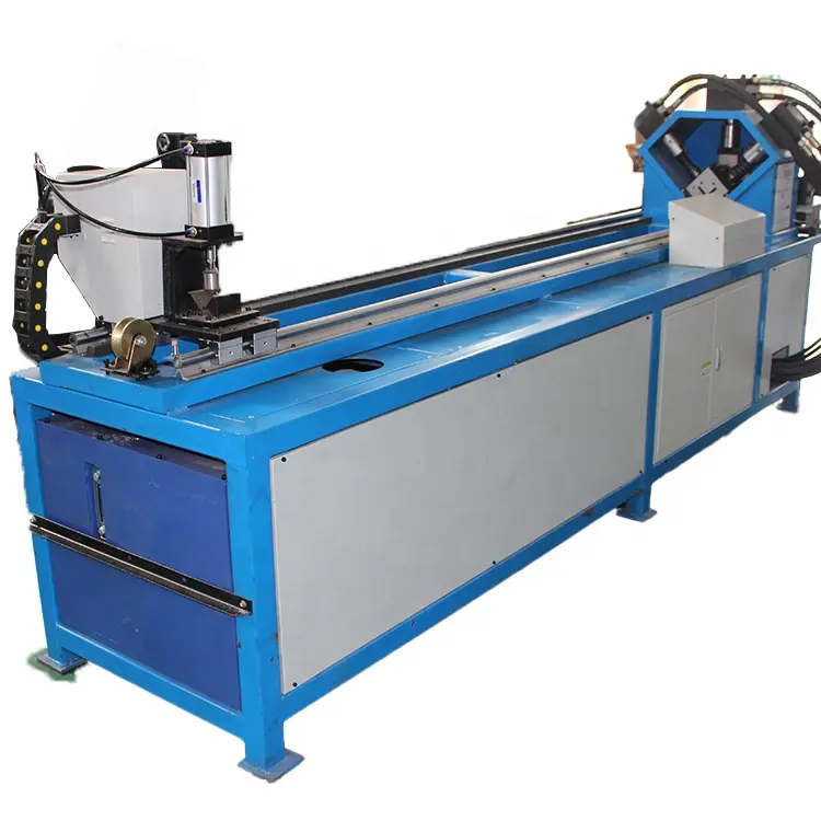Máquina de fabricação de flange de aço do ângulo do ar, máquina de perfuração e corte retangular do ferro