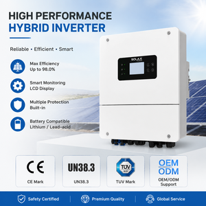Convertisseur solaire 5 kW monophasé 48 V, stockage de batterie basse tension, <span class=keywords><strong>2</strong></span> MPPT, IP65, fonction parallèle, convertisseur solaire photovoltaïque résidentiel - Product Image 1