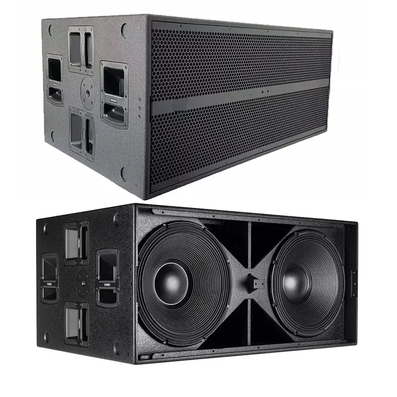 Professional dual 18" sub woofer SUB 9006 AS active subwoofer dual 18 inch active subwoofer speaker 9006 AS