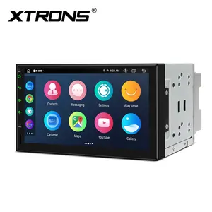 XTRONS 7英寸放射自显影2 Din通用潘塔拉Carplay安卓汽车4G LTE Coaixal音频输出导航全球定位系统