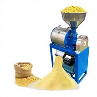 Moulin à farine multifonctionnel automatique mini, broyeur de blé et de maïs, séparateur de son de pois, 220V/380V 4.5kw 60-100kg/h, moteur à engrenages