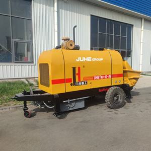 Pompe à béton montée sur remorque JIUHE à haut rendement, nouvelle construction, pompes à béton diesel électriques - Product Image 4