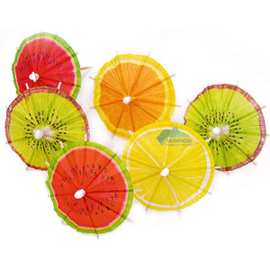 <span class=keywords><strong>Precio</strong></span> barato personalizado fiesta papel palillos de madera palillo cóctel paraguas para bebida - Product Image 3