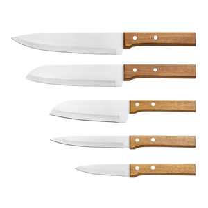 Meilleurs couteaux <span class=keywords><strong>de</strong></span> <span class=keywords><strong>cuisine</strong></span> professionnels japonais, ensemble <span class=keywords><strong>de</strong></span> couteaux <span class=keywords><strong>de</strong></span> <span class=keywords><strong>cuisine</strong></span> en acier inoxydable avec manche en bois - Product Image 1