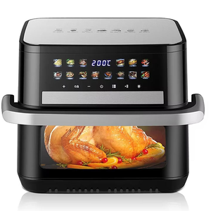 Nuova friggitrice digitale 10L 12L con finestra lucernario a vista cucina rapida Smart <span class=keywords><strong>Air</strong></span> friggitrice forno Freidora De Aire per uso domestico - Product Image 6