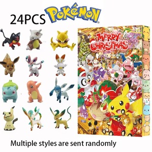 7/24 Uds Poke-mon caja de calendario de Adviento de Navidad caja de calendario de <span class=keywords><strong>Cuenta</strong></span> regresiva Poke-mon de 24 piezas - Product Image 6