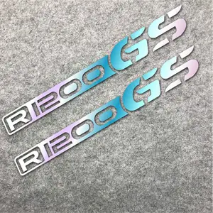 Emblèmes logos ailes pour reservoir moto - Chrome