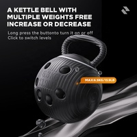 Ballon d'exercice LEHE, haltères remplis d'eau, haltères réglables de 13,9 lb, poignée détachable, kettlebell Singolo pour l'entraînement musculaire