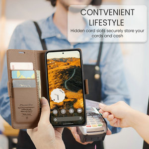 Funda CaseMe para Google Pixel 10 9 PRO XL, con Ranura para Tarjetas RFID, de Cuero Suave, Estilo Ejecutivo, para OPPO A78, con Espacio para Tarjetas - Product Image 2