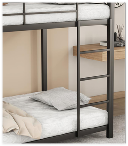 China Original Factory Hot Selling Home Furniture Iron <b>Bunk</b> <b>Beds</b> Triple <b>Beds</b> Adjustable Safety Guardrails Hotel Use Leather - Product Image 6