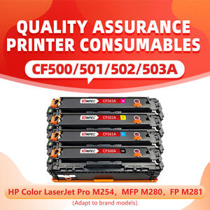 Cartucho de Tóner de Color Compatible 202A CF500A Bk/<span class=keywords><strong>CF501A</strong></span> C/CF502A Y/CF503A M para HP Color Laserjet PRO M254/Mfp M280/Mfp M281 - Product Image 2
