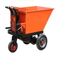 Mini camion à benne basculante électrique en métal San-Tech 1 tonne avec garantie d'un an |   Chariot tout-terrain 80V/20A pour travaux de construction et utilisation agricole