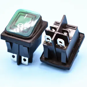 Kcd4 12V / 24V / 110V / 220V Waterproof Rocket Switch Led Type