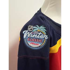 Camisetas de Hockey de los Florida Panthers # 16 Barkov # 19 Tkachuk # 63 Marchand # 72 camisetas auténticas cosidas para hombre - Product Image 5