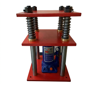 SUNTOOLS/STIPL Prensa de fundición de joyería de metal rojo Modelo 280(III)/Prensa de 4 varillas con bomba hidráulica de 8 toneladas y mecanismo de resorte para - Product Image 1