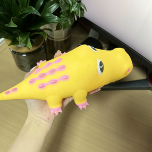 Jouet anti-stress en forme de crocodile à rebond lent, gadget de décompression à presser - Product Image 2