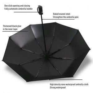Parapluie personnalisé avec logo du fabricant, parapluie UV de bonne qualité, bon marché, résistant au vent, pliable, mini, automatique, avec pochette - Product Image 2