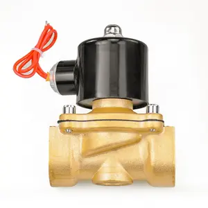 Соленоидный клапан 12V 24V 220V постоянного тока с Нормально Закрытым водяным газом, жидким латунным клапаном