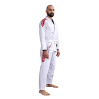 Seragam BJJ Unisex Grosir untuk Brazilian Jiu Jitsu, Pakaian Latihan Bela Diri yang Tahan Lama, OEM/ODM