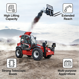 Chargeur télescopique à grande portée avec moteur diesel et transmission 4x4 pour l'exploitation minière et la logistique - Product Image 4