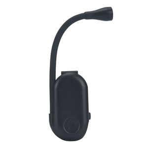 โคมไฟอ่านหนังสือ LED แบบพับได้ปรับได้พกพาได้ปรับได้สำหรับยามค่ำคืนชาร์จไฟด้วย USB โคมไฟแบบหนีบแบบแฮนด์ฟรีชาร์จไฟได้ - Product Image 1