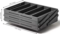 Tiroirs modulables DIY : 3 paniers coulissants magiques avec organiseurs modulaires pour armoires et rangements