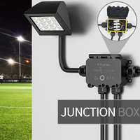 Boîte de jonction étanche IP68 en nylon à 4 voies EW-M2068-4TA pour connecteur de câblage de moto et éclairage LED de jardin